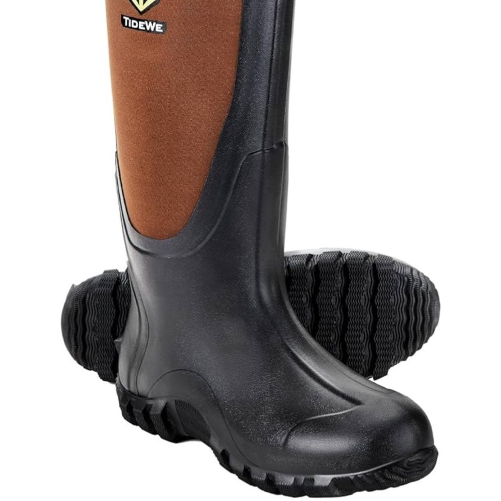 Men's Black and Brown Boots